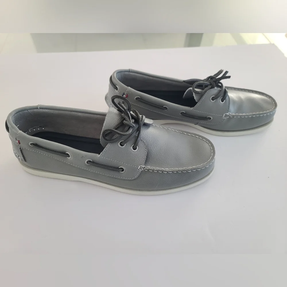 Tommy Hilfiger TM Bowman Men's Boat Shoes Gray Size 9.5